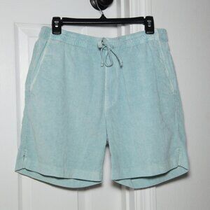 SKU California Men's Corduroy Shorts 100% Cotton Aqua Blue Size Med NWT